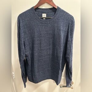 GAP Blue Crewneck Sweater Classic Knit
